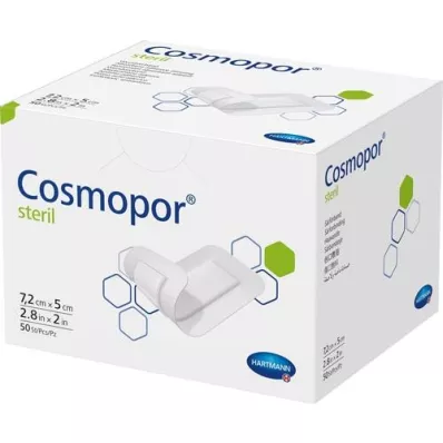 COSMOPOR sterilna obloga za rane 5x7,2 cm, 50 kosov