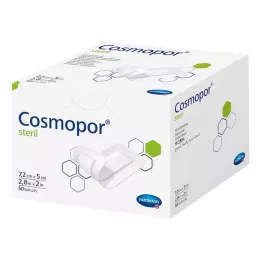 COSMOPOR sterilna obloga za rane 5x7,2 cm, 50 kosov