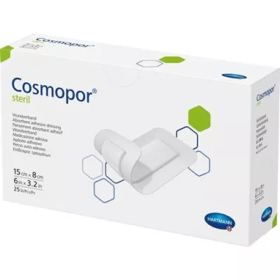 COSMOPOR Sterilna obloga za rane 8x15 cm, 25 kosov