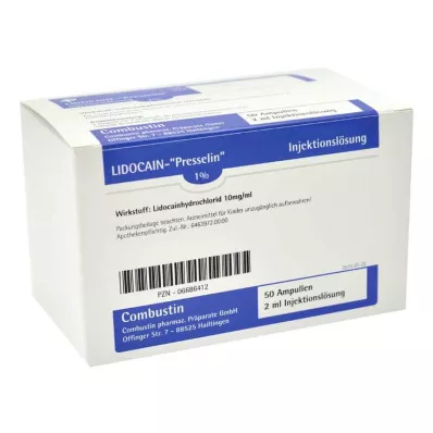 Lidocaine Presselin 1% raztopina za injiciranje, 100x2 ml