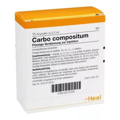 CARBO COMPOSITUM Ampule, 10 kosov CARBO COMPOSITUM Ampule, 10 kosov