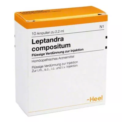 LEPTANDRA COMPOSITUM Ampule, 10 kosov