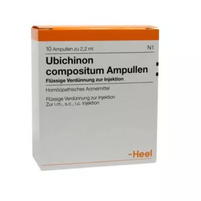 UBICHINON komp. ampule, 10 kosov