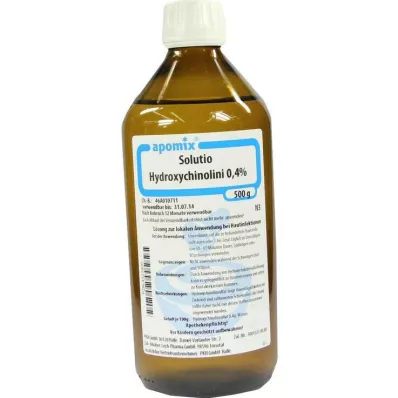 SOLUTIO HYDROXYCHIN. 0,4 %, 500 ml