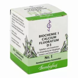 BIOCHEMIE 1 Calcium fluoratum D 3 tablete, 80 kosov