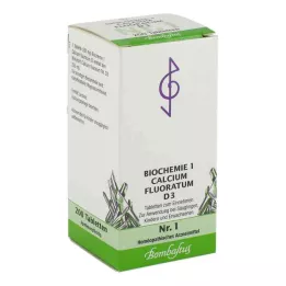 BIOCHEMIE 1 Calcium fluoratum D 3 tablete, 200 kapsul