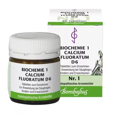 BIOCHEMIE 1 Calcium fluoratum D 6 tablet, 80 kosov BIOCHEMIE 1 Calcium fluoratum D 6 tablet, 80 kosov