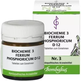 BIOCHEMIE 3 Ferrum phosphoricum D 12 tablet, 80 kosov