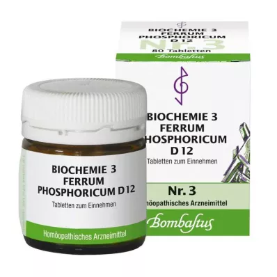 Biokemija 3 Ferrum phosphoricum D 12 tablet, 80 kom Biokemija 3 Ferrum phosphoricum D 12 tablet, 80 kom