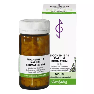 BIOCHEMIE 14 Kalijev bromatum D 6 tablet, 200 kosov
