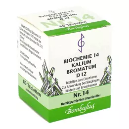 BIOCHEMIE 14 Kalijev bromatum D 12 tablet, 80 kosov