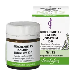 BIOCHEMIE 15 Kalijev jodatum D 6 tablet, 80 kosov