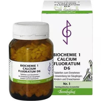 BIOCHEMIE 1 Calcium fluoratum D 6 tablet, 500 kosov