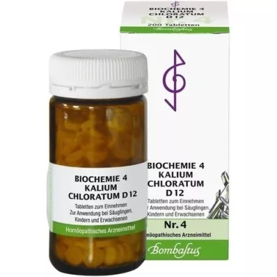 BIOCHEMIE 4 Kalijev kloratum D 12 tablet, 200 kosov