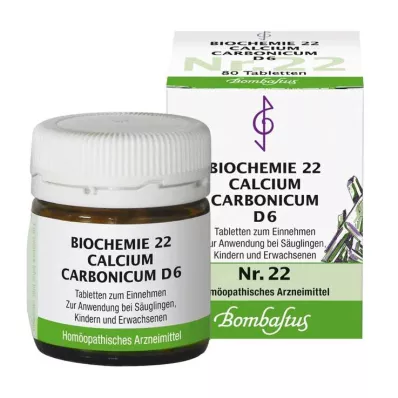 Biokemija 22 Calcium carbonicum D 6 tablet, 80 kom Biokemija 22 Calcium carbonicum D 6 tablet, 80 kom