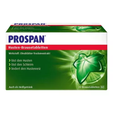 PROSPAN Šumeče tablete proti kašlju, 20 kom PROSPAN Šumeče tablete proti kašlju, 20 kom