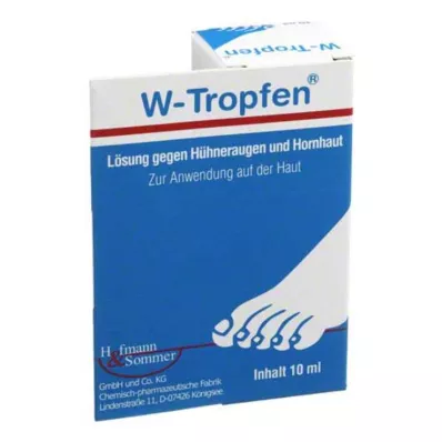 W-TROPFEN Raztopina proti otiščancem in mozoljem, 10 ml W-TROPFEN Raztopina proti otiščancem in mozoljem, 10 ml