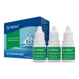ARTELAC Kapljice za oči, 3X10 ml