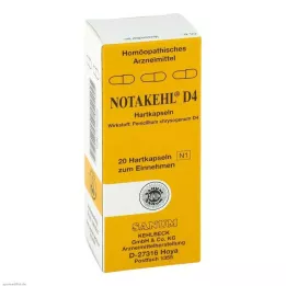 NOTAKEHL D 4 kapsule, 20 kosov