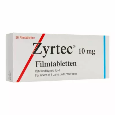 ZYRTEC Filmsko obložene tablete, 20 kosov ZYRTEC Filmsko obložene tablete, 20 kosov