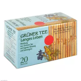 GRÜNER TEE+ ingver + ženšen filter vrečke, 20 kosov