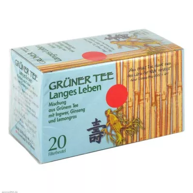 GRÜNER TEE+ ingver + ženšen filter vrečke, 20 kosov