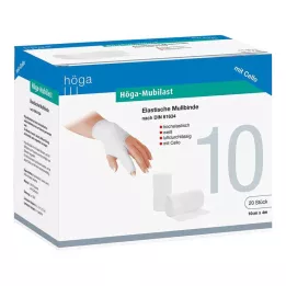 HÖGA-MUBILAST Fiksacijski povoj 10 cmx4 s celofanom, 1 kos