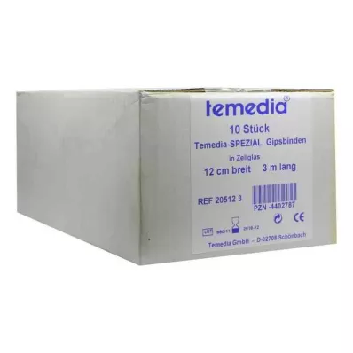 GIPSBINDE Temedia special 12 cmx3 m, 10 kosov