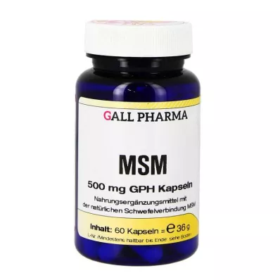 MSM 500 mg GPH kapsule, 60 kosov