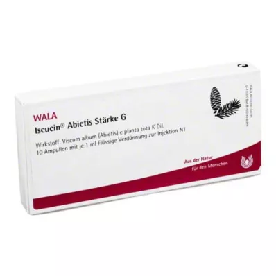 ISCUCIN abietis Starch G Ampule, 10X1 ml