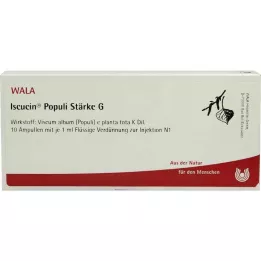ISCUCIN ampule s škrobom populi G, 10X1 ml