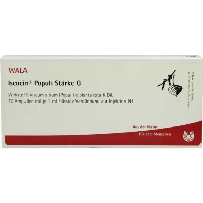 Iscucin Populi St.G ampule, 10x1 ml Iscucin Populi St.G ampule, 10x1 ml