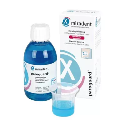 MIRADENT Izpiranje ust paroguard CHX 0,20 %, 200 ml