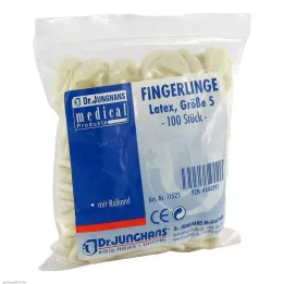 FINGERLING OP Lateks velikosti 5, zvit, 100 kosov