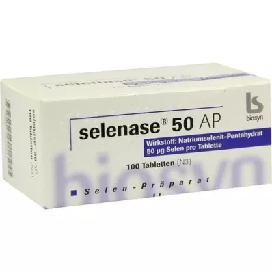 SELENASE 50 AP tablet, 100 kosov