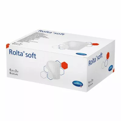 ROLTA mehki sintetični bombažni povoj 6 cmx3 m, 6 kosov ROLTA mehki sintetični bombažni povoj 6 cmx3 m, 6 kosov