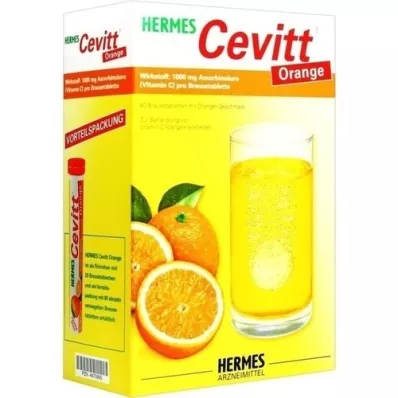 HERMES Cevitt Orange šumeče tablete, 60 kapsul