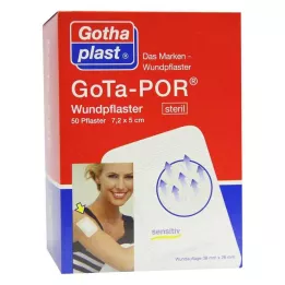 GOTA-POR Obloge za rane 5x7,2 cm, sterilne, 50 kosov