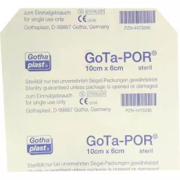 GOTA-POR Omet za rane sterilen 60x100 mm, 1 kos