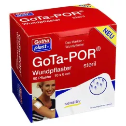 GOTA-POR Sterilni obliži za rane 60x100 mm, 50 kosov