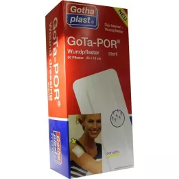 GOTA-POR Sterilni obliži za rane 100x250 mm, 50 kosov