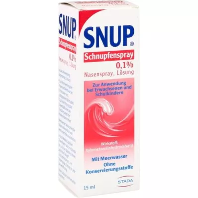 SNUP Hladno pršilo 0,1 % pršilo za nos, 15 ml