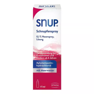 SNUP Hladno pršilo 0,1 % pršilo za nos, 15 ml