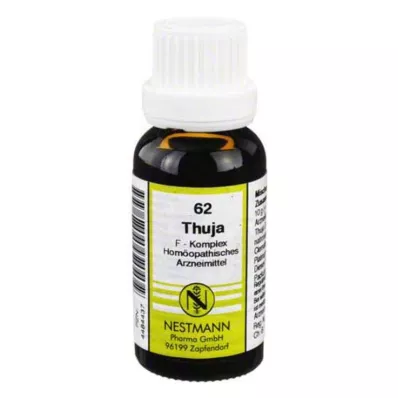 Thuja F Complex št. 62 Razredčitev, 20 ml Thuja F Complex št. 62 Razredčitev, 20 ml