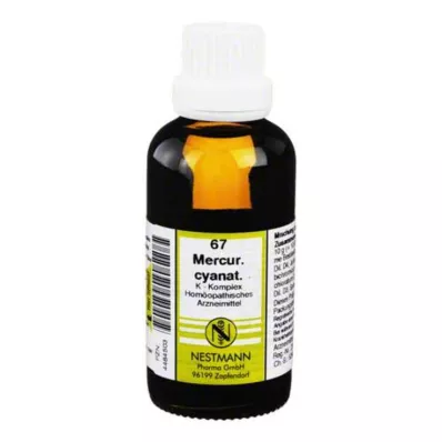 Mercurius cyanatus K Complex št. 67 Razredčitev, 50 ml