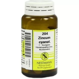 ZINCUM CYANATUM F Complex št. 204 Tablete, 120 kapsul