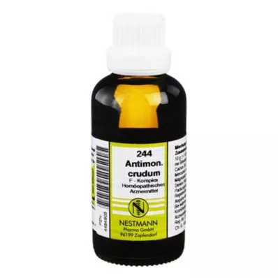 Antimonium crudum F Complex št. 244 Razredčitev, 50 ml Antimonium crudum F Complex št. 244 Razredčitev, 50 ml