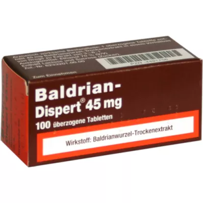 BALDRIAN DISPERT 45 mg obložene tablete, 100 kosov