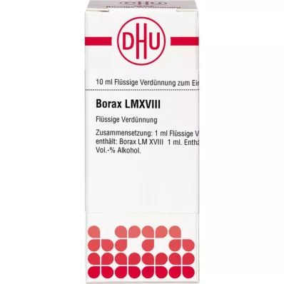 BORAX LM XVIII Razredčenje, 10 ml