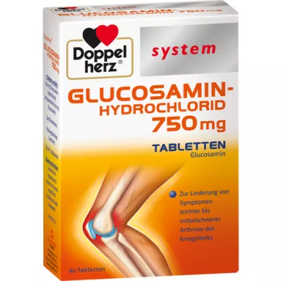 DOPPELHERZ Glukozamin hidroklorid 750 mg sist.tab., 60 kosov